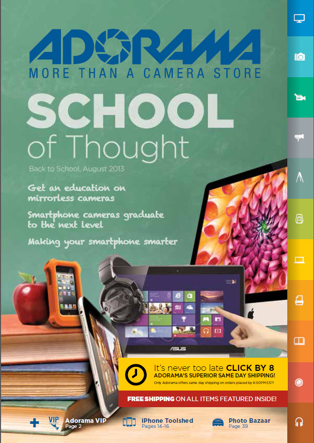 Back to School Shoppers Get Even Smarter with Adorama’s New Catalog